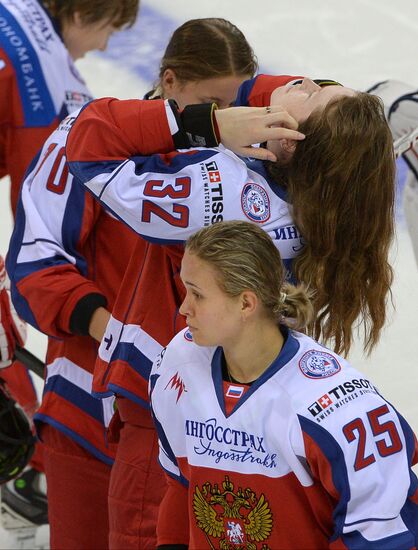 Ice hockey. Women. Russia vs. Canada friendly match