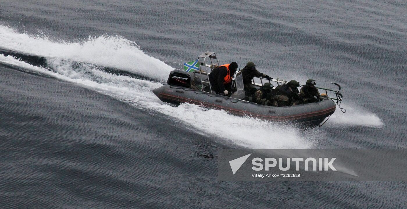 Russian FSB training in Primorye