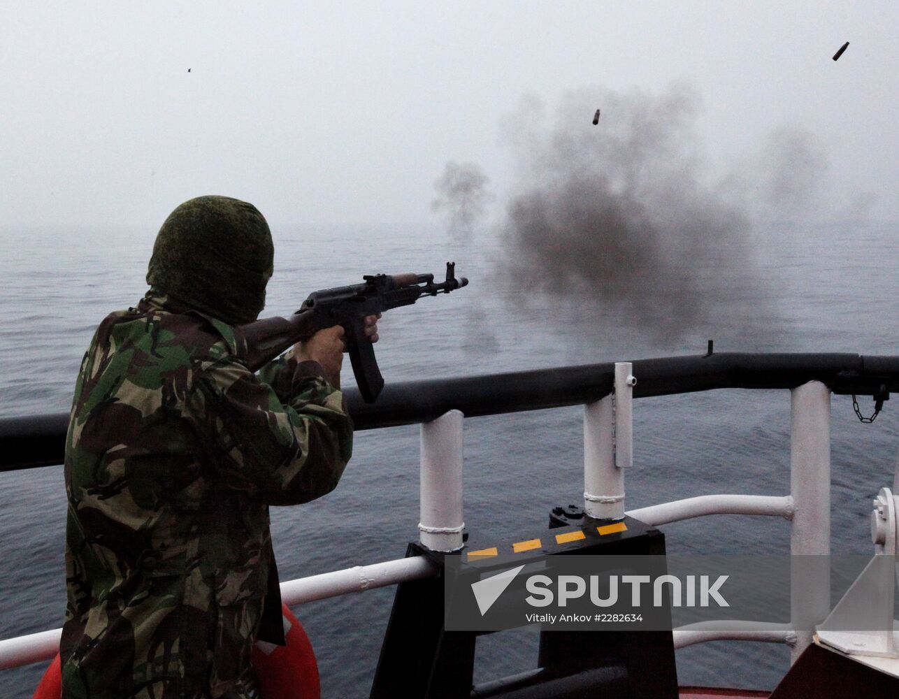Russian FSB training in Primorye