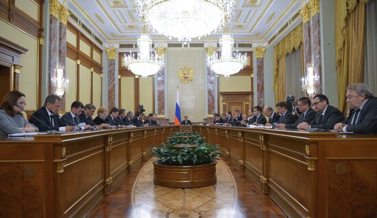 Russian Government meeting