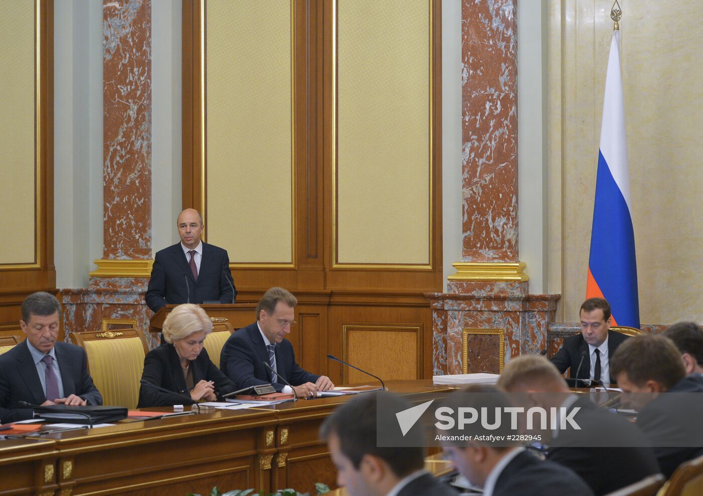 Russian Government meeting