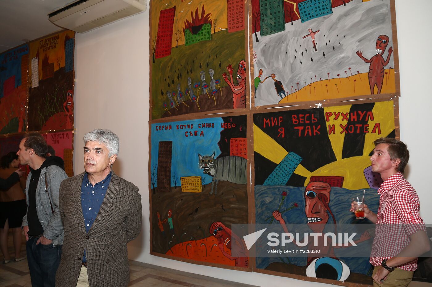 Opening of exhibition by Kandinsky Prize nominees