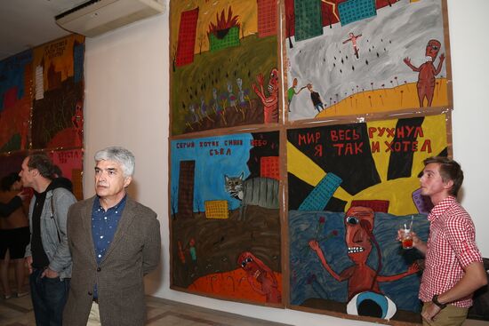 Opening of exhibition by Kandinsky Prize nominees