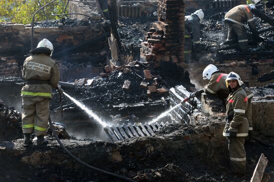 Fire in children's home in Nizhny Novgorod Region