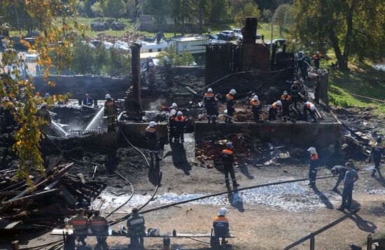 Fire in children's home in Nizhny Novgorod Region