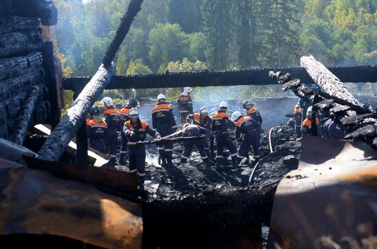 Fire in children's home in Nizhny Novgorod Region