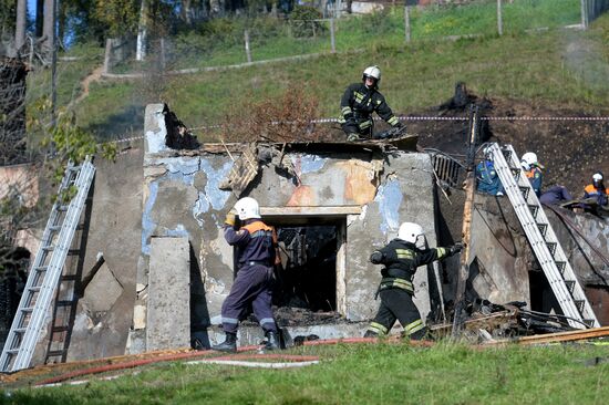 Fire in children's home in Nizhny Novgorod Region