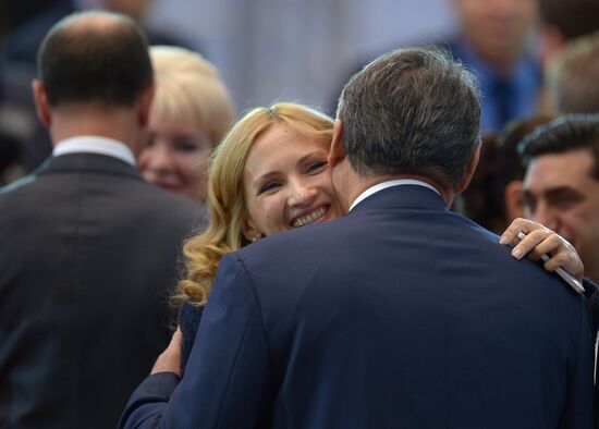 Moscow Region Governor Andrei Vorobyov during inauguration