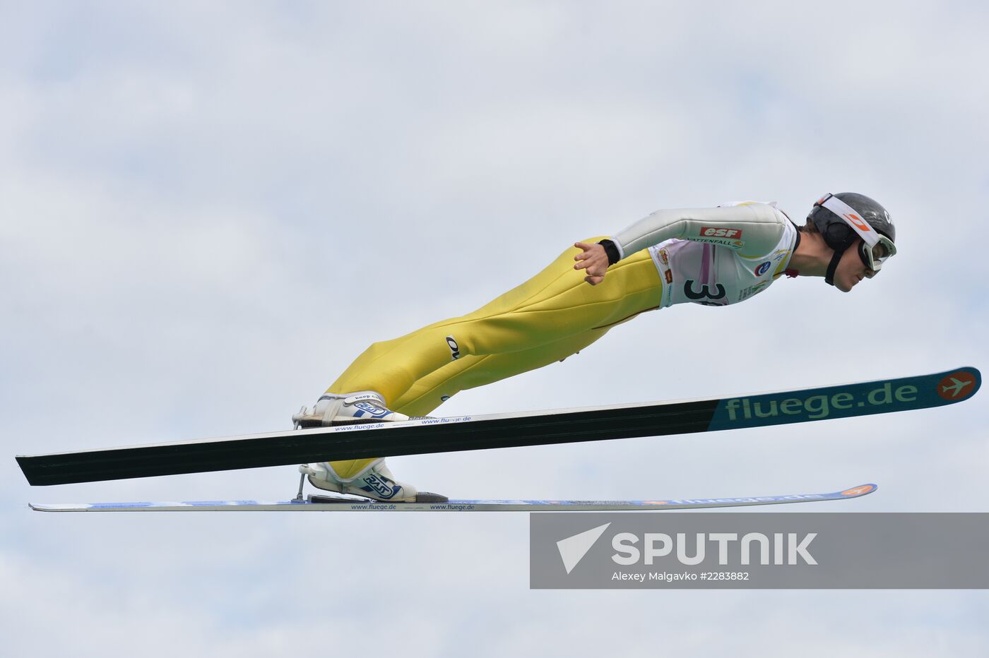 Ski jumping. Summer Grand Prix. Day Two