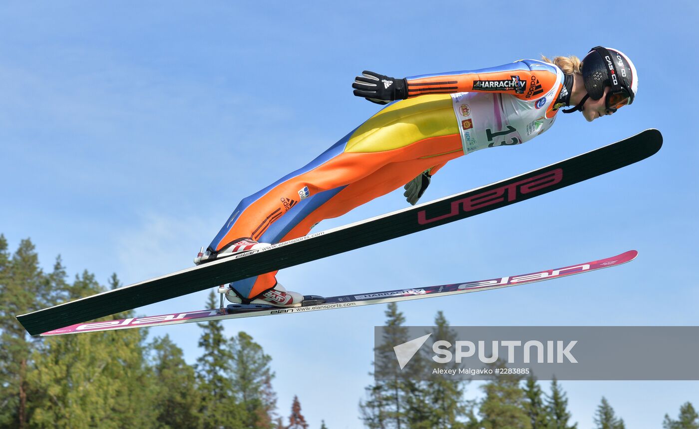 Ski jumping. Summer Grand Prix. Day Two