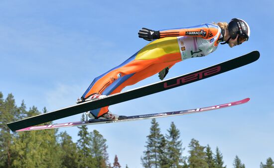 Ski jumping. Summer Grand Prix. Day Two