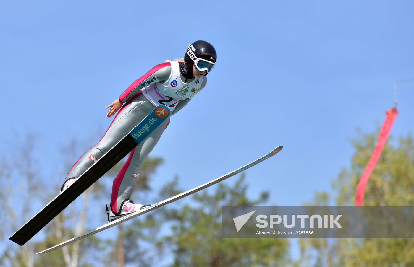 Ski jumping. Summer Grand Prix. Day Two