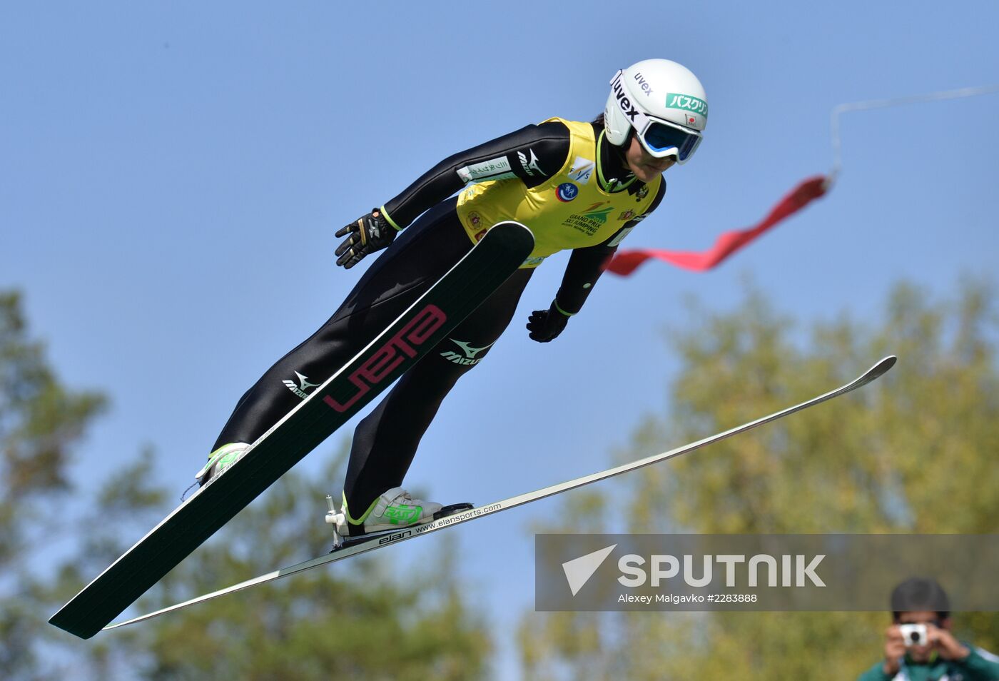 Ski jumping. Summer Grand Prix. Day Two
