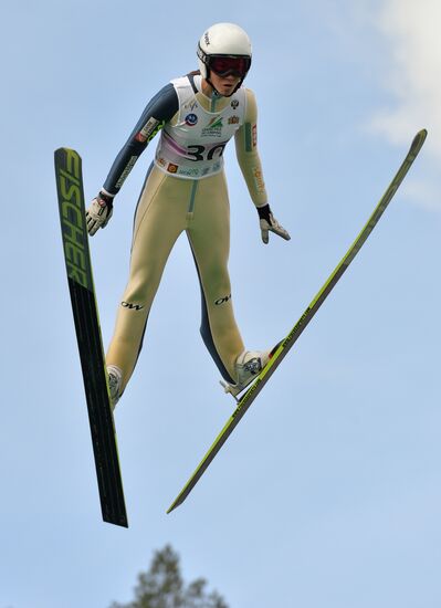 Ski jumping. Summer Grand Prix. Day Two