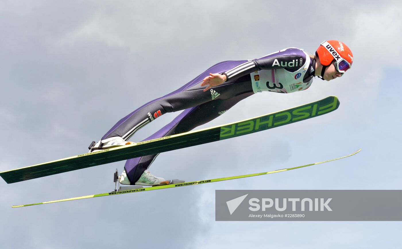 Ski jumping. Summer Grand Prix. Day Two
