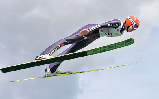 Ski jumping. Summer Grand Prix. Day Two