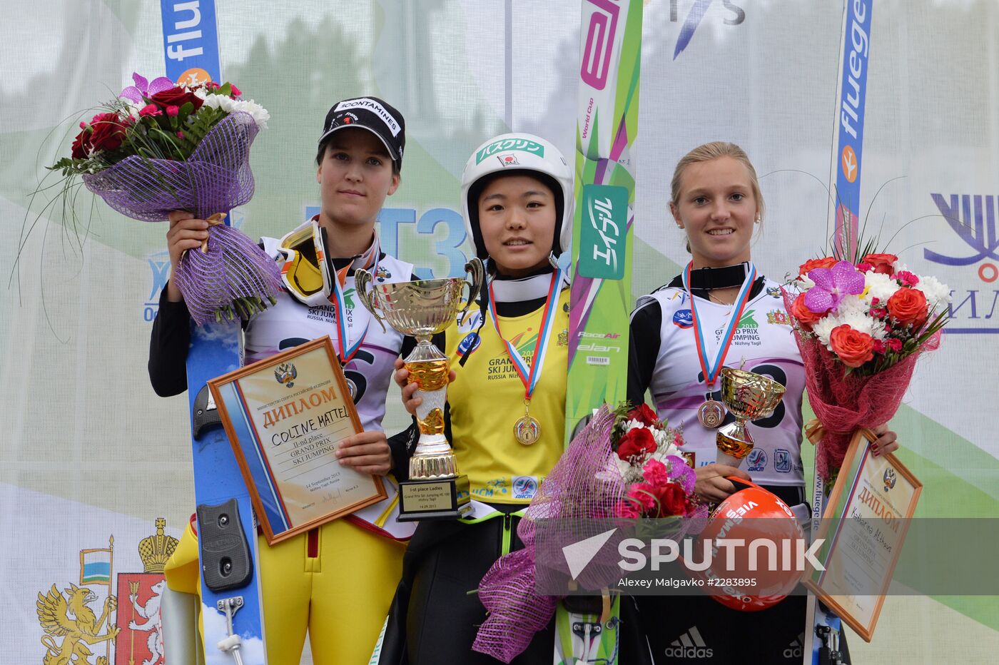 Ski jumping. Summer Grand Prix. Day Two