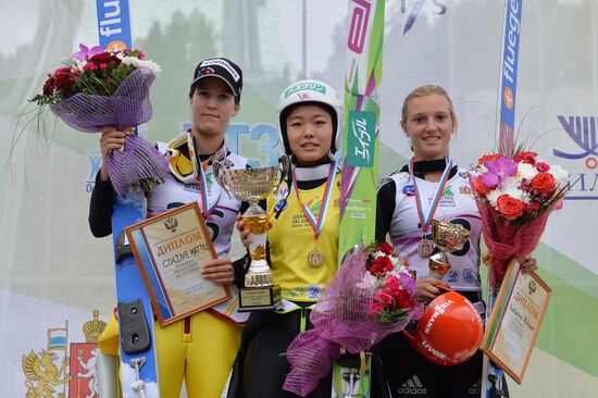 Ski jumping. Summer Grand Prix. Day Two