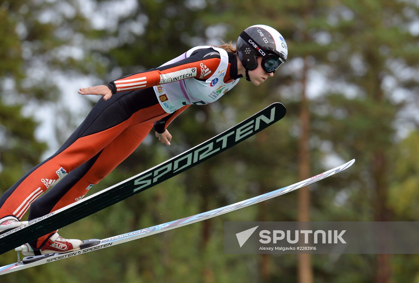 Ski jumping. Summer Grand Prix. Day Two