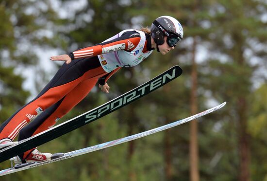 Ski jumping. Summer Grand Prix. Day Two