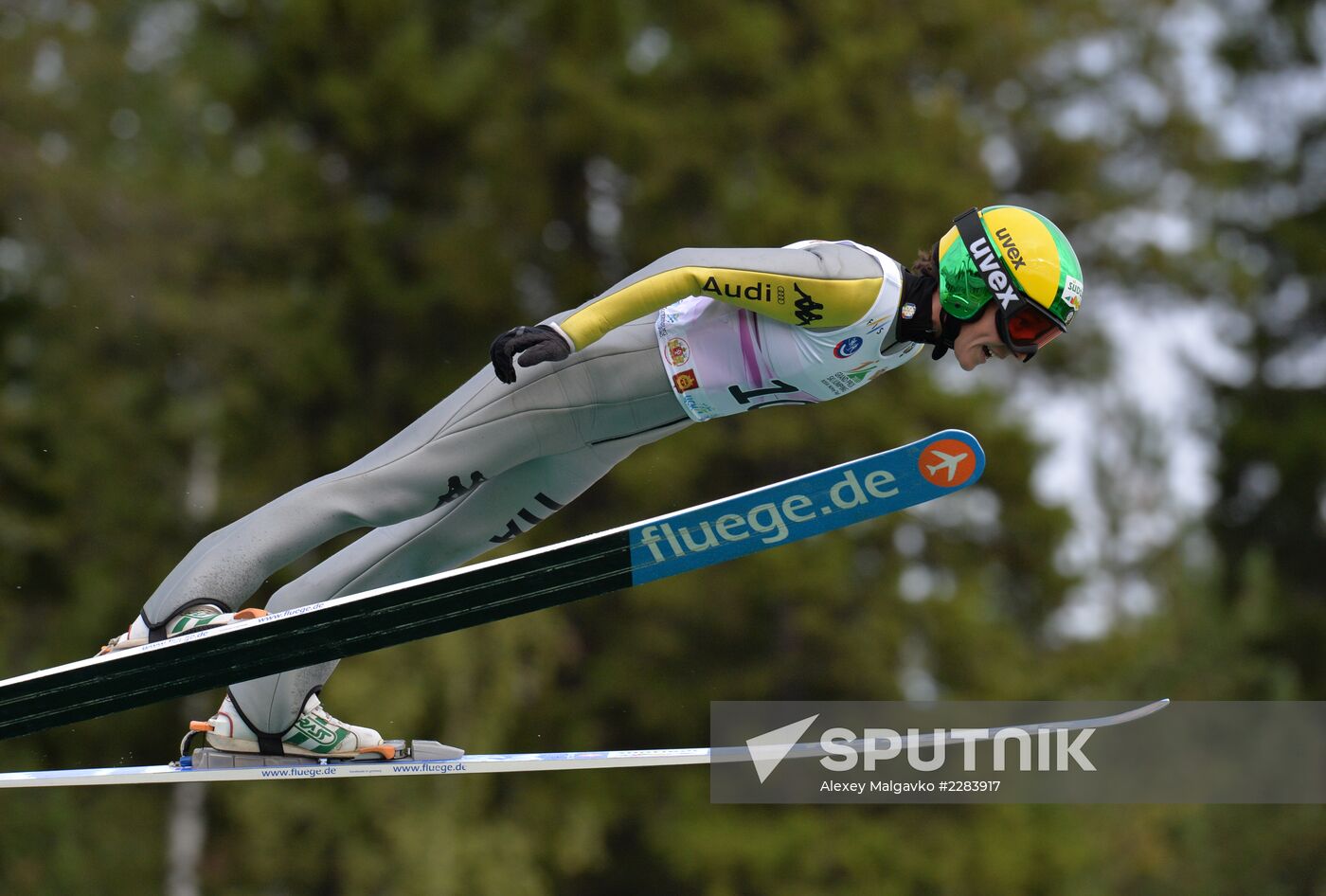 Ski jumping. Summer Grand Prix. Day Two