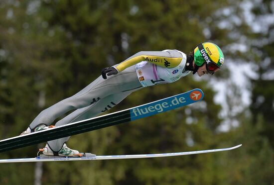 Ski jumping. Summer Grand Prix. Day Two