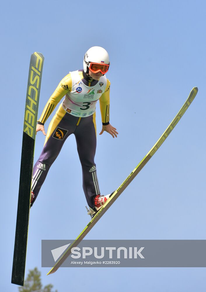Ski jumping. Summer Grand Prix. Day Two