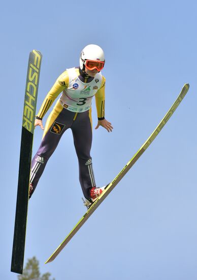 Ski jumping. Summer Grand Prix. Day Two