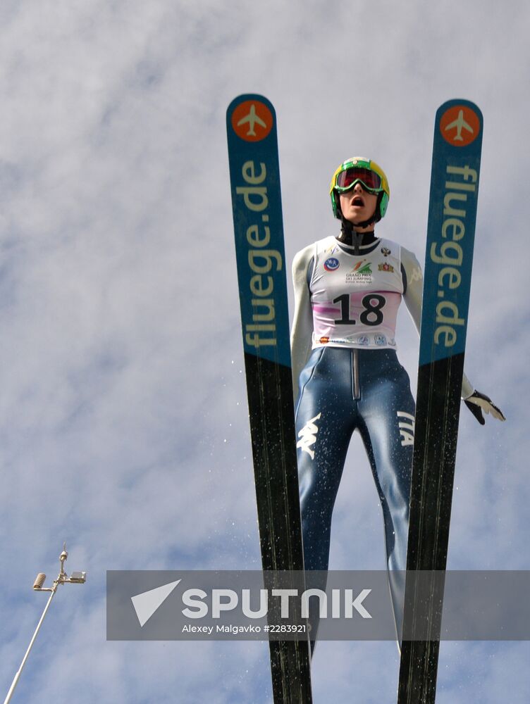Ski jumping. Summer Grand Prix. Day Two