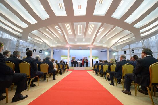 Moscow Region Governor Andrei Vorobyov during inauguration