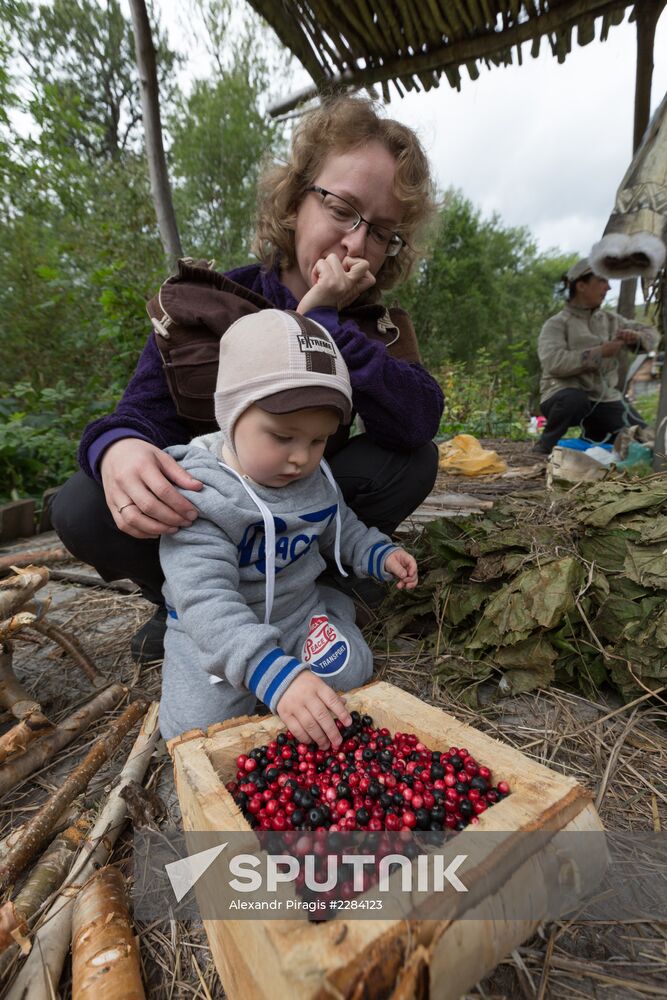 Alhalalalai ritual holiday in Kamchatka