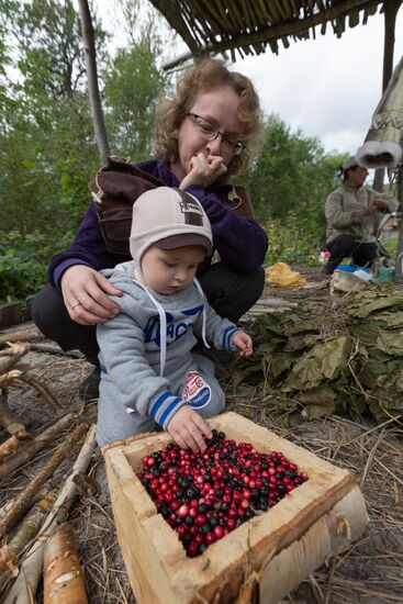 Alhalalalai ritual holiday in Kamchatka