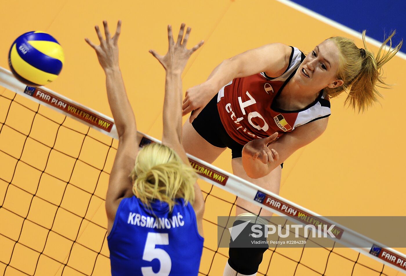 Women's European Volleyball Championship. Bronze medal match