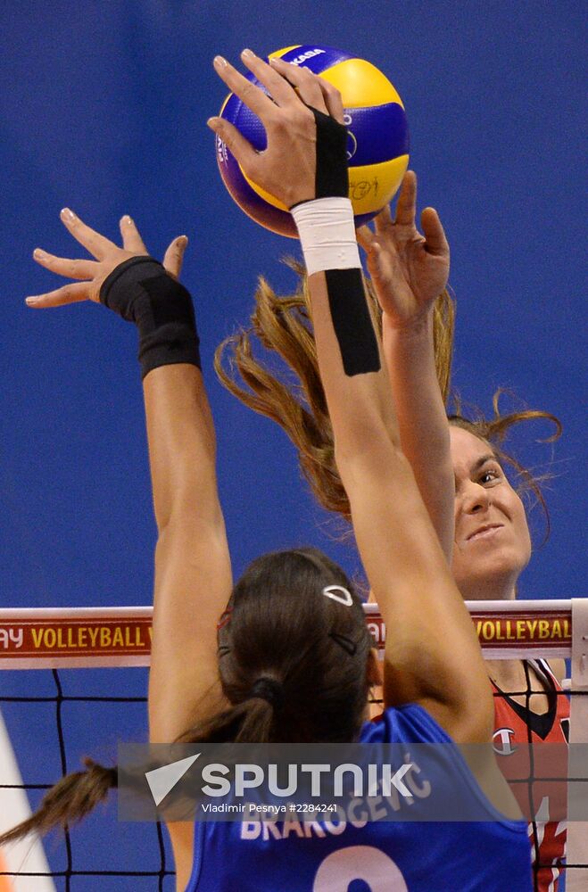 Women's European Volleyball Championship. Bronze medal match