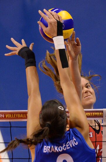 Women's European Volleyball Championship. Bronze medal match