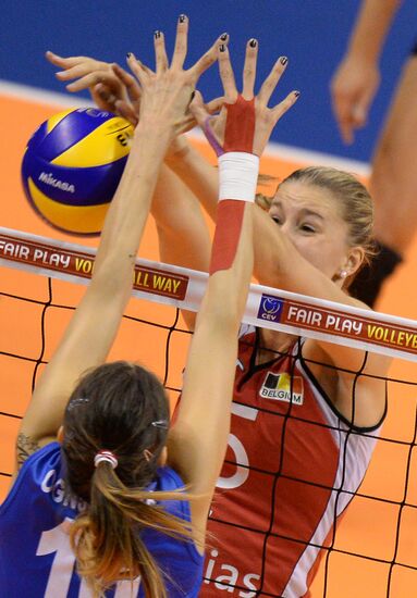 Women's European Volleyball Championship. Bronze medal match