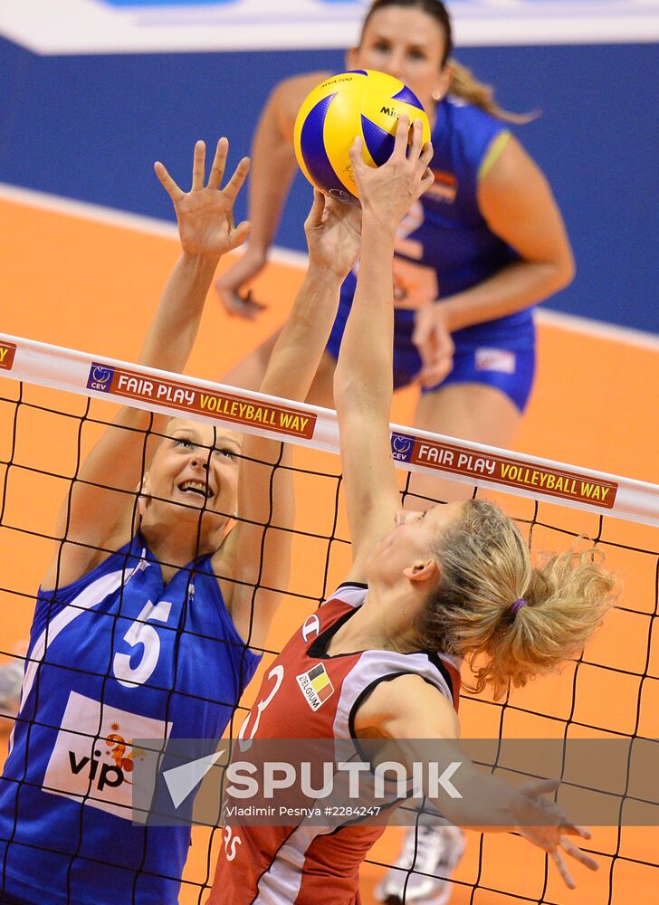 Women's European Volleyball Championship. Bronze medal match