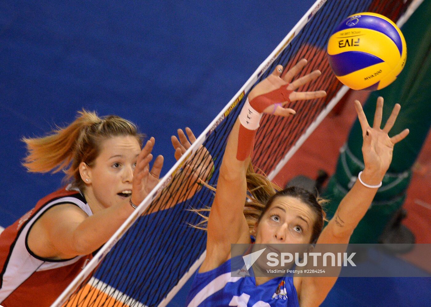 Women's European Volleyball Championship. Bronze medal match