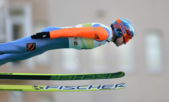 Ski jumping. Summer Grand Prix. Day Two
