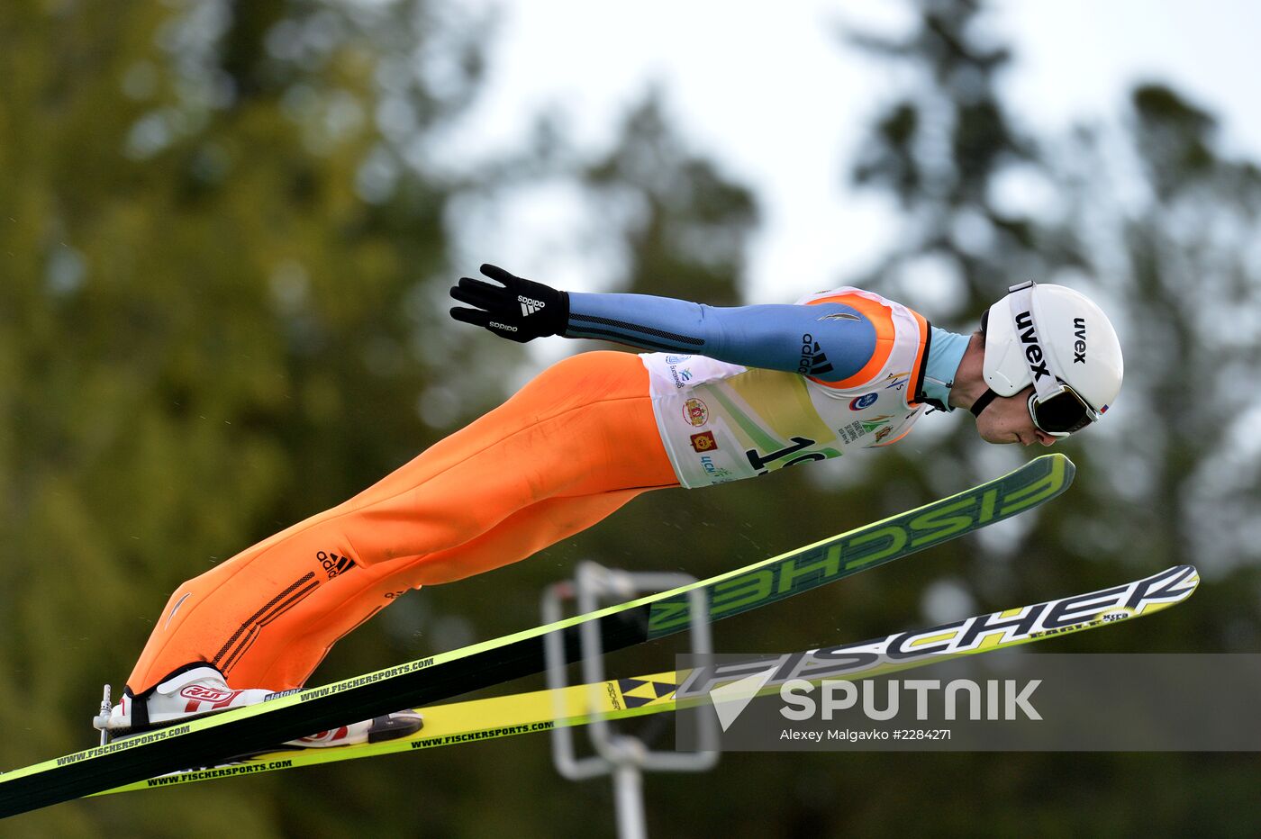Ski jumping. Summer Grand Prix. Day Two