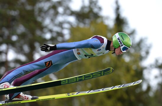 Ski jumping. Summer Grand Prix. Day Two