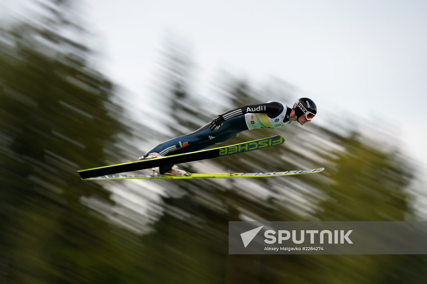 Ski jumping. Summer Grand Prix. Day Two
