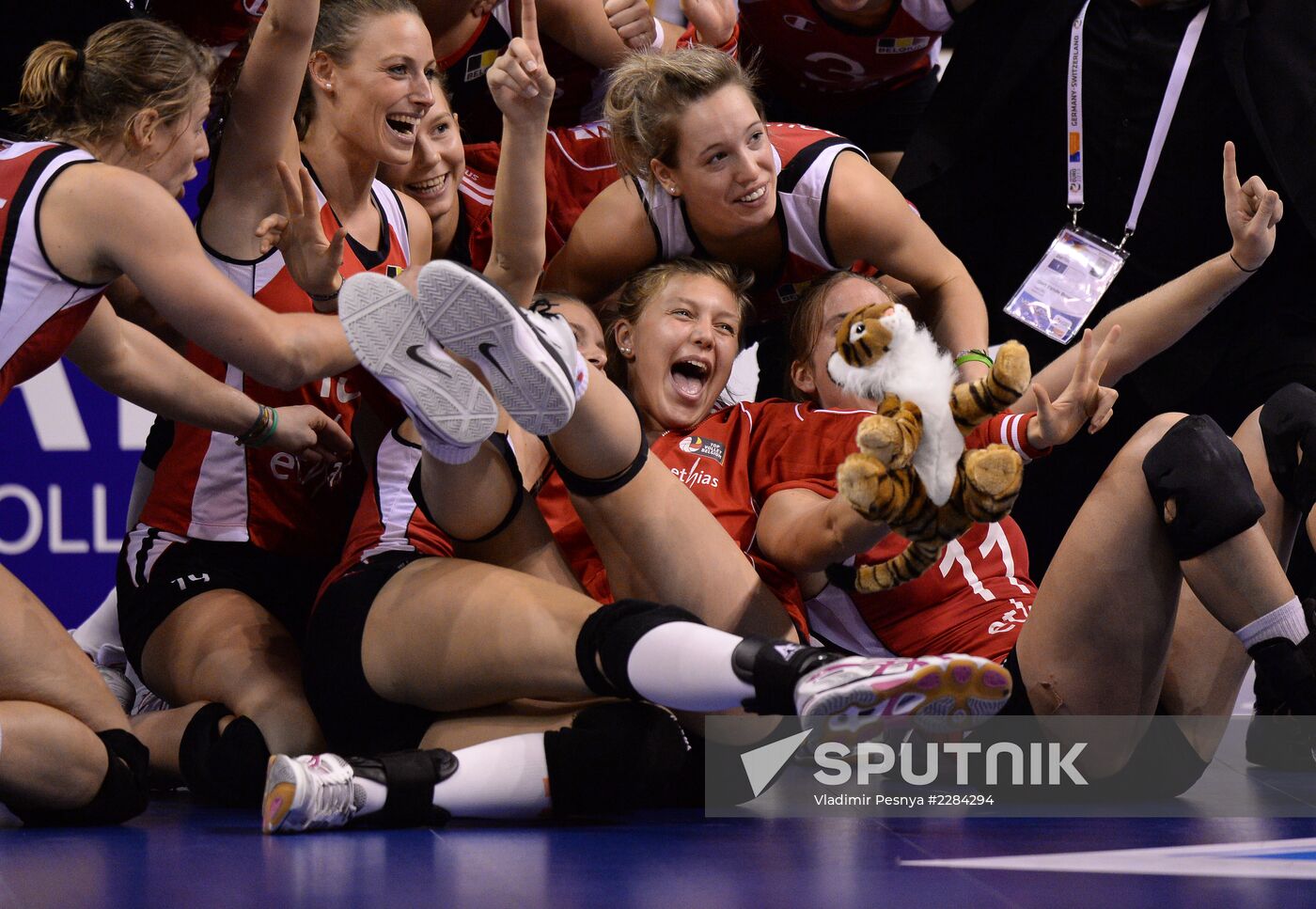 Women's European Volleyball Championship. Bronze medal match