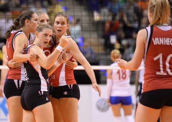 Women's European Volleyball Championship. Bronze medal match