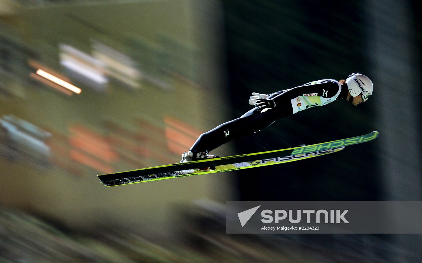 Ski jumping. Summer Grand Prix. Day Two