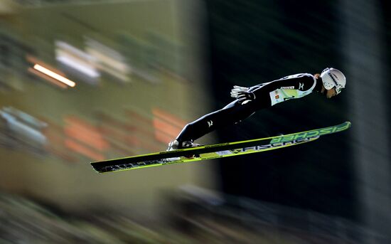 Ski jumping. Summer Grand Prix. Day Two