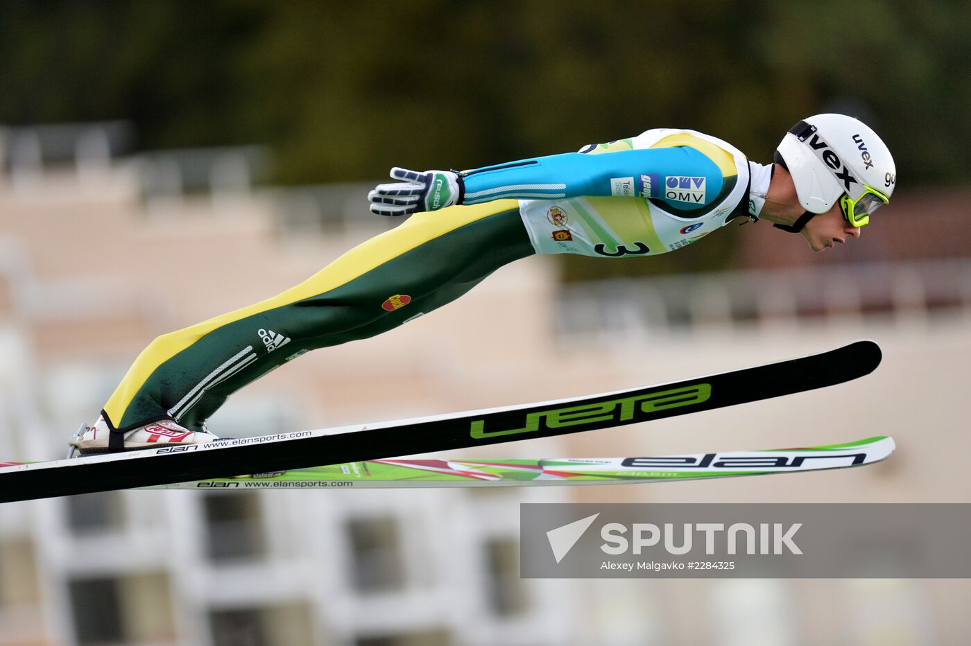 Ski jumping. Summer Grand Prix. Day Two