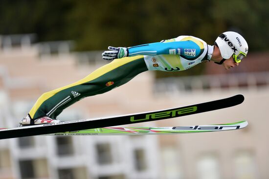 Ski jumping. Summer Grand Prix. Day Two
