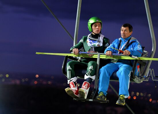 Ski jumping. Summer Grand Prix. Day Two