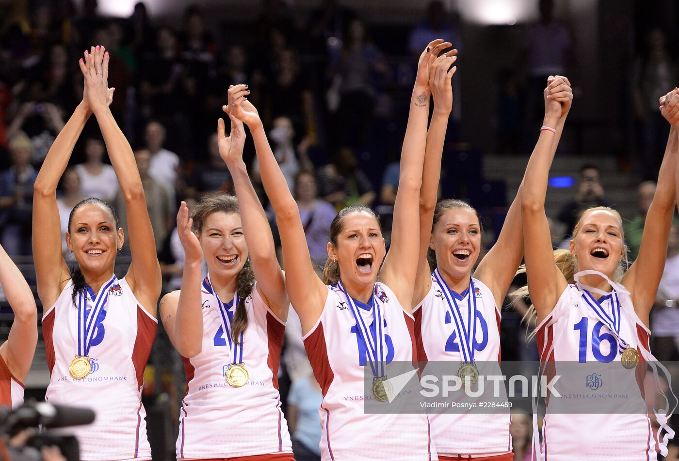 European Women's Volleyball Championship. Finals